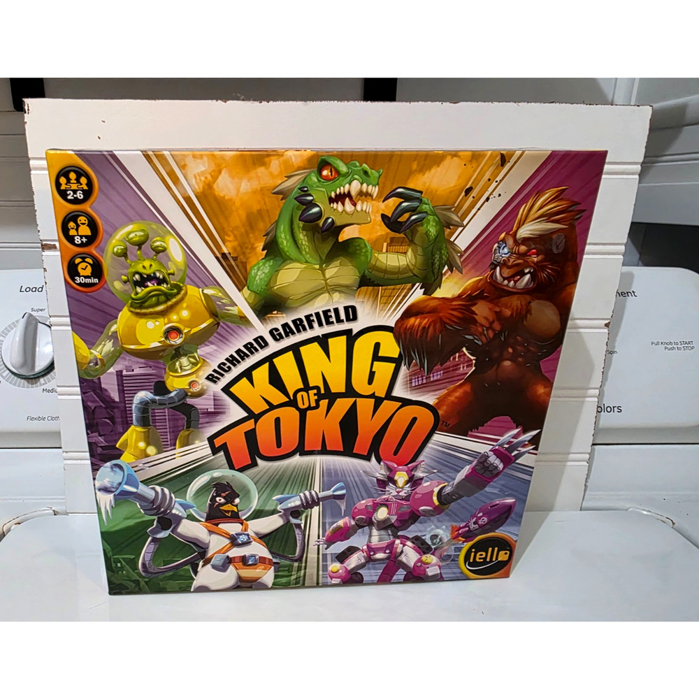 Richard Garfield’s "King of Tokyo" Board Game 100% Complete Ages 8+ 2-6 Players